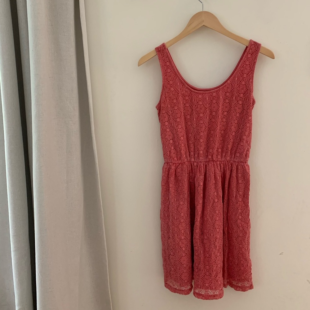 Pink Lace Dress